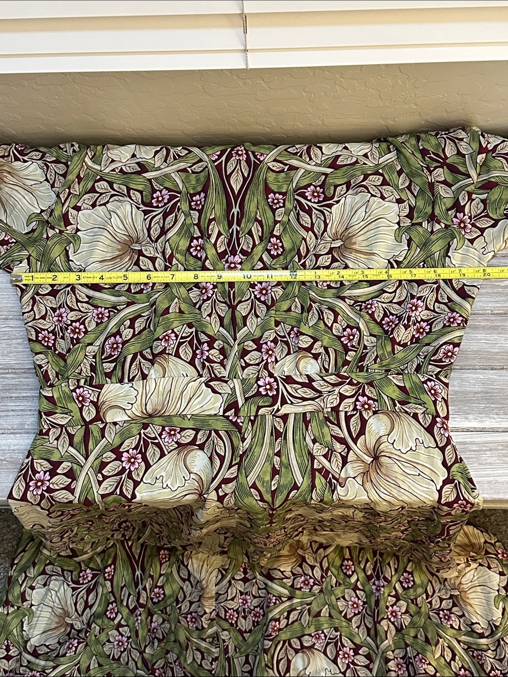H&M + Morris Co Olive and Beige Floral Maxi Dress - Picture 6 of 14